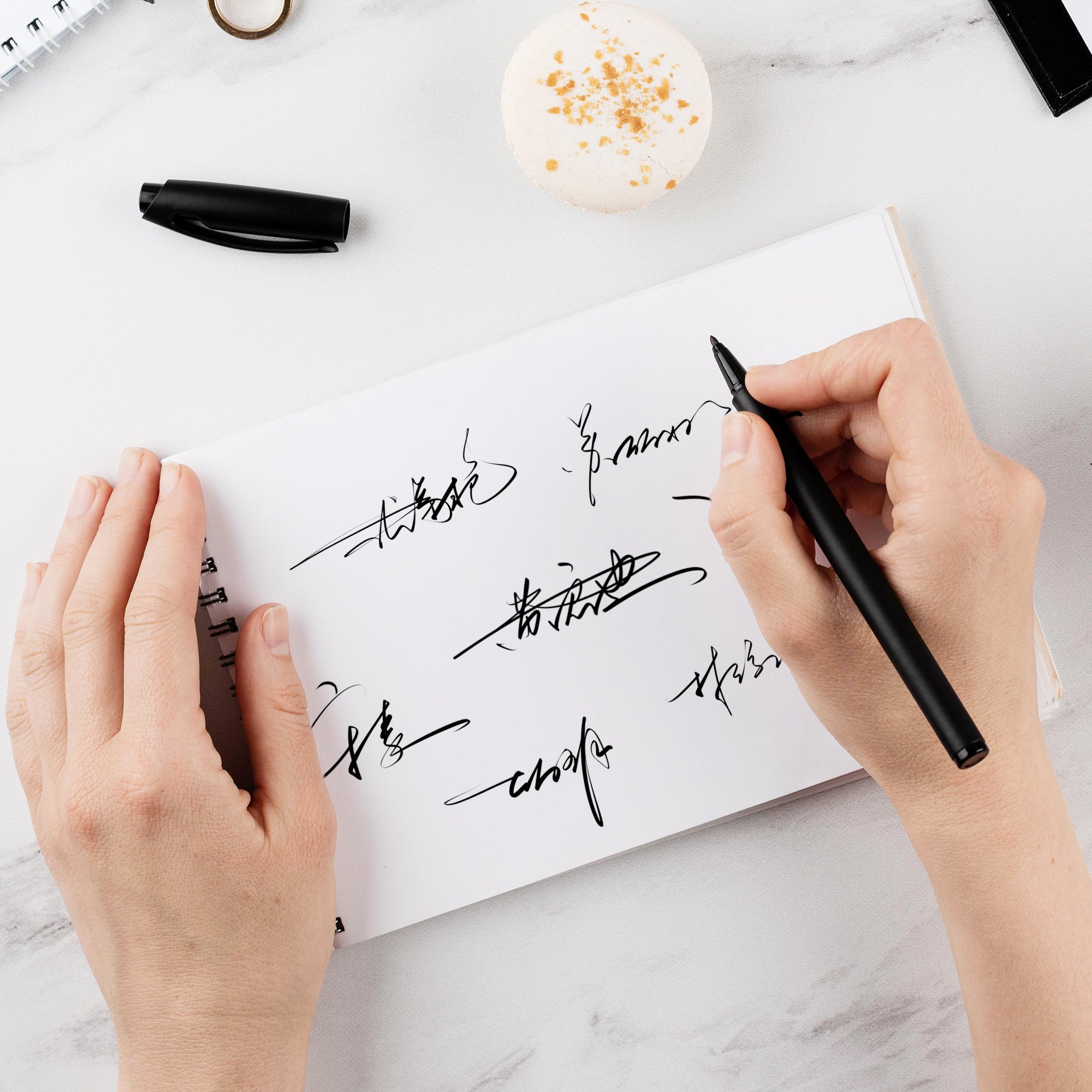 簽名設計【 設計4款訂製1款】