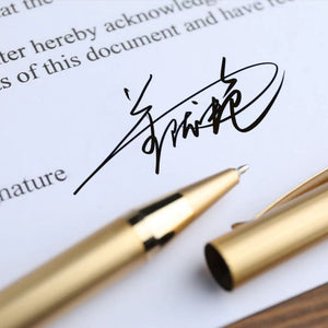 真人手寫，原創高階藝術簽名設計，附贈慢放教寫影片